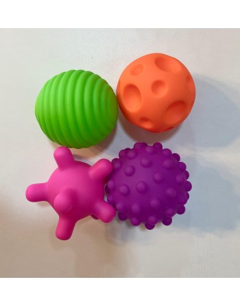 Set 4 pelotas sensoriales