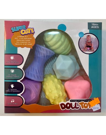 Set 6 pelotas sensoriales