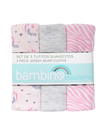 Set 3 Tutos Suavecitos Cebra